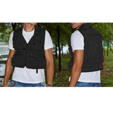 Max Maxb Multi Pocket Photography Hunting Fishing Vest Jacket Waistcoat Black XXXL