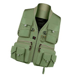 Max Maxb Multi Pocket Photography Hunting Fishing Vest Jacket Waistcoat Green XXXL