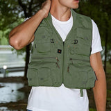 Max Maxb Multi Pocket Photography Hunting Fishing Vest Jacket Waistcoat Green XXXL