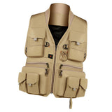 Max Maxb Multi Pocket Photography Hunting Fishing Vest Jacket Waistcoat Khaki L
