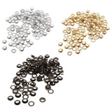 Maxbell 100 Pair Copper Eyelets with Washer Grommet for Leather Craft Canvas  Black