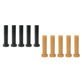 Max 5pcs Rubber Golf Tee Golf Driving Range Practice Mat Tee Holder 11cm Black