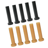 Max 5pcs Rubber Golf Tee Golf Driving Range Practice Mat Tee Holder 11cm Black