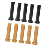 Max 5pcs Rubber Golf Tee Golf Driving Range Practice Mat Tee Holder 11cm Black