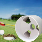 Max Premium Golf Hole Cup Plastic Putting Green Cup Training Aids Flag Holder