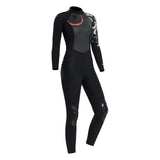 Max Women 3mm Diving Wetsuit Long Sleeve Wet Suit Jumpsuit Full Body Suit M