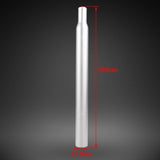 Max Maxb Straight Bike Bicycle Seatpost Suspension Seat Post Silver 27.2x350