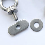 Max 2pcs Kayak Track Mounting Tie Down Eyelet Nut Nutsert Hardware Leash Holder