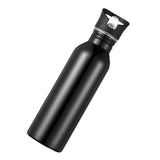 Max Stainless Steel Sports Water Bottle Cycling Hiking Flask Suck Top Black