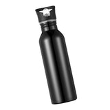 Max Stainless Steel Sports Water Bottle Cycling Hiking Flask Suck Top Black