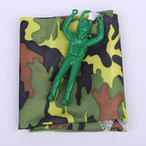 Maxbell Hand Throwing Parachute Outdoor Sports Kid Flying Trow Toy Game  Army Green