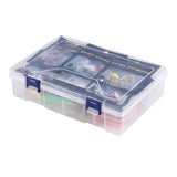 Maxbell 52pcs Fishing Lure Kits Set Soft Hard Crankbait Jig Hook Swivel Tackle Box