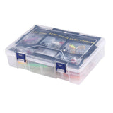 Maxbell 52pcs Fishing Lure Kits Set Soft Hard Crankbait Jig Hook Swivel Tackle Box