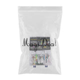Maxbell 52pcs Fishing Lure Kits Set Soft Hard Crankbait Jig Hook Swivel Tackle Box