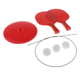 Maxbell Table Tennis Trainer Single Play Ping Pong Robot  Red Plastic