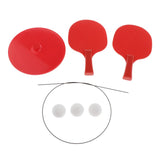 Maxbell Table Tennis Trainer Single Play Ping Pong Robot  Red Plastic