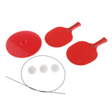 Maxbell Table Tennis Trainer Single Play Ping Pong Robot  Red Plastic