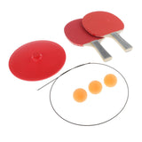 Maxbell Table Tennis Trainer Single Play Ping Pong Robot  Red Wood