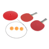 Maxbell Table Tennis Trainer Single Play Ping Pong Robot  Red Wood