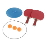 Maxbell Table Tennis Trainer Single Play Ping Pong Robot  Blue Wood