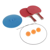 Maxbell Table Tennis Trainer Single Play Ping Pong Robot  Blue Wood