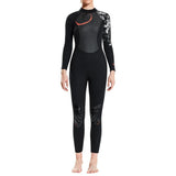 Maxbell Women 1.5mm Diving Wetsuit Long Sleeve Wet Suit Jumpsuit Full Body Suit L