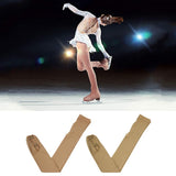Maxbell Figure Ice Skating Tights Girl Women Skate Buckled Leggings Crystal L
