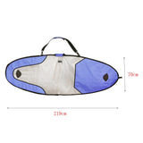 Maxbell 7ft Portable Surfboard Cover Wakeboard Bags for Surf Board Blue