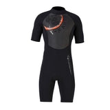 Maxbell 1Piece Men 1.5mm Diving Wetsuit One-Piece Short Sleeve Wet Suit Jumpsuit XL