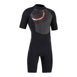 Maxbell 1Piece Men 1.5mm Diving Wetsuit One-Piece Short Sleeve Wet Suit Jumpsuit XL