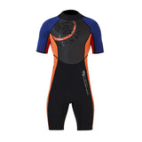 Maxbell Men 1.5mm Diving Wetsuit One-Piece Short Sleeve Wet Suit Jumpsuit Shorts XXL