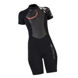 Maxbell Women One-piece Wetsuit Back Zip Diving Swimwear Dive Suit Jumpsuit Short L