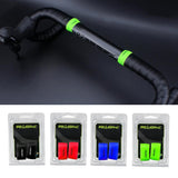 Max Maxb Bike Drop Bar Tape Bundle Fixed Gear Bicycle Handlebar Tape Fixed Ring Black