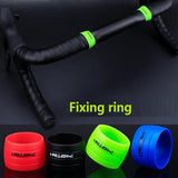Max Maxb Bike Drop Bar Tape Bundle Fixed Gear Bicycle Handlebar Tape Fixed Ring Black
