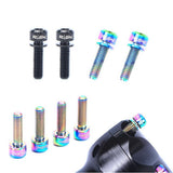 Max Maxb 6 Pieces Fixed Gear Bicycle Handlebar Stem Screw Bolt Washer M5x18 Colorful