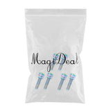 Max Maxb 6 Pieces Fixed Gear Bicycle Handlebar Stem Screw Bolt Washer M5x18 Colorful