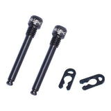 Maxbell 2pcs Bicycle M4 Bolt Threaded Hydraulic Disc Brake Plug Fixed Bolts Black