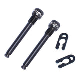 Maxbell 2pcs Bicycle M4 Bolt Threaded Hydraulic Disc Brake Plug Fixed Bolts Black