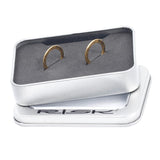 Maxbell 2 Pieces Titanium Alloy Bike Pedal Washer Bicycle Crank Gasket Golden