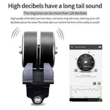 Maxbell Double Bell Bicycle Ring Bell Bike Handlebar Alarm Horn Ring Black