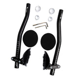 Maxbell 1 Pair Bike Rest Handlebar Cycling Aero Bar Relaxation Arm Rest Handle Bar