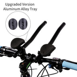 Maxbell 1 Pair Bike Rest Handlebar Cycling Aero Bar Relaxation Arm Rest Handle Bar