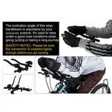 Maxbell 1 Pair Bike Rest Handlebar Cycling Aero Bar Relaxation Arm Rest Handle Bar