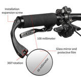 Max Maxb Rotaty Rearview Handlebar Convex Mirror for MTB Cycling Bicycle