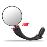 Max Maxb Rotaty Rearview Handlebar Convex Mirror for MTB Cycling Bicycle