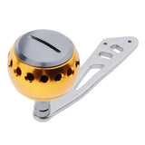 Max Maxb Reel Handle for Baitcasting Drum Raft Reel Single Handle - Golden