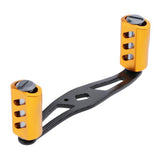 Max Maxb Reel Handle for Baitcasting Drum Raft Reel Double Handle - Golden