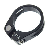 Maxbell 34.9mm SeatPost Clamp Tube Clip Quick Release Mountain Road Bike Part Black