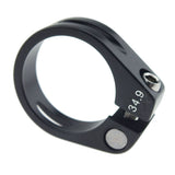 Maxbell 34.9mm SeatPost Clamp Tube Clip Quick Release Mountain Road Bike Part Black