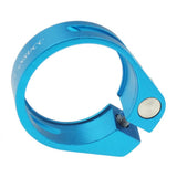 Maxbell 34.9mm SeatPost Clamp Tube Clip Quick Release Mountain Road Bike Part Blue